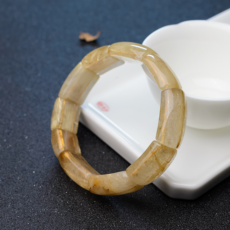 金发晶单圈手串-红掌柜