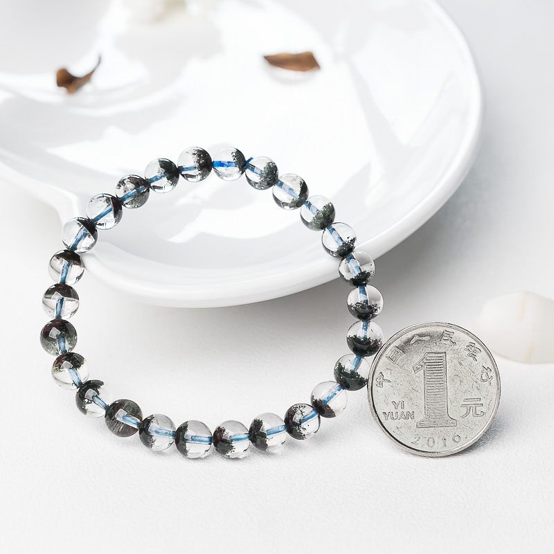 天然绿幽灵手串-红掌柜