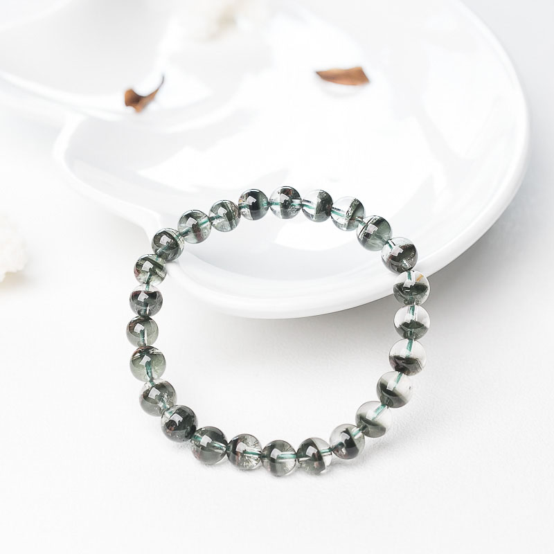 7mm绿幽灵单圈手串-红掌柜