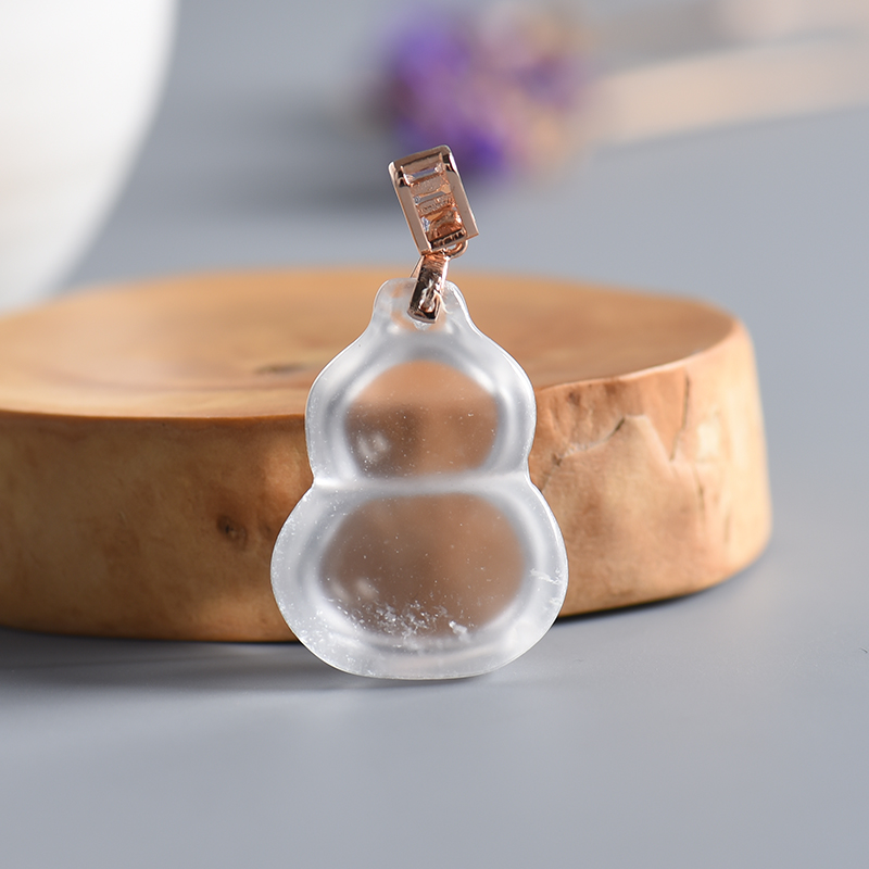 冰种水沫玉葫芦吊坠-红掌柜