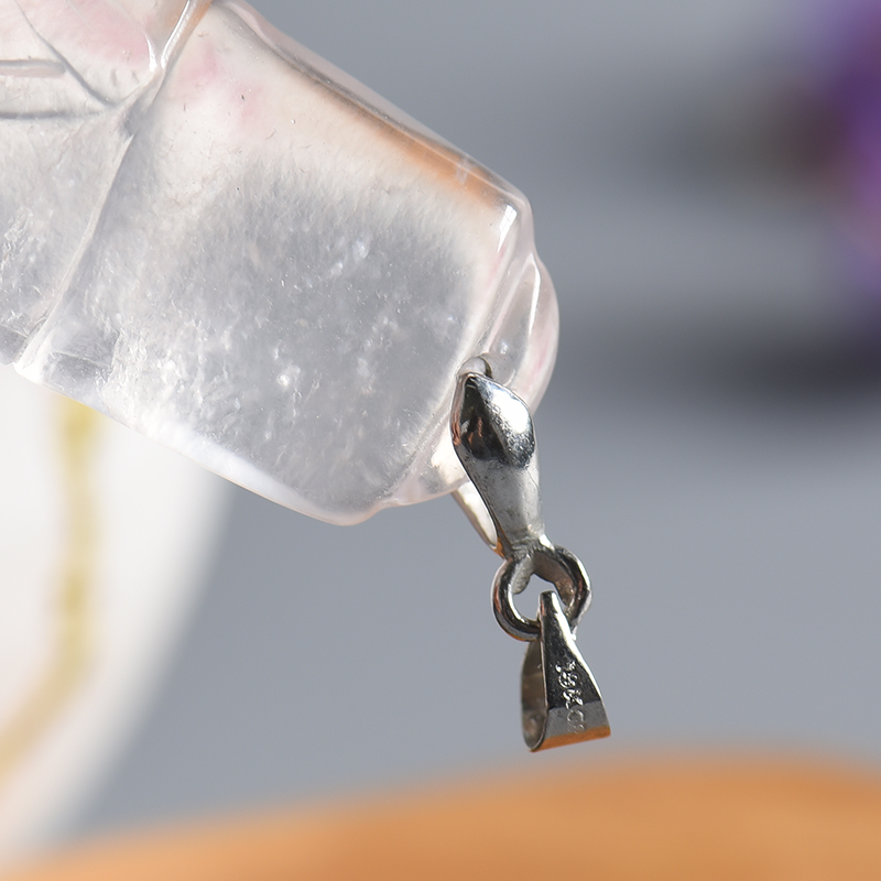 天然水沫玉吊坠-红掌柜