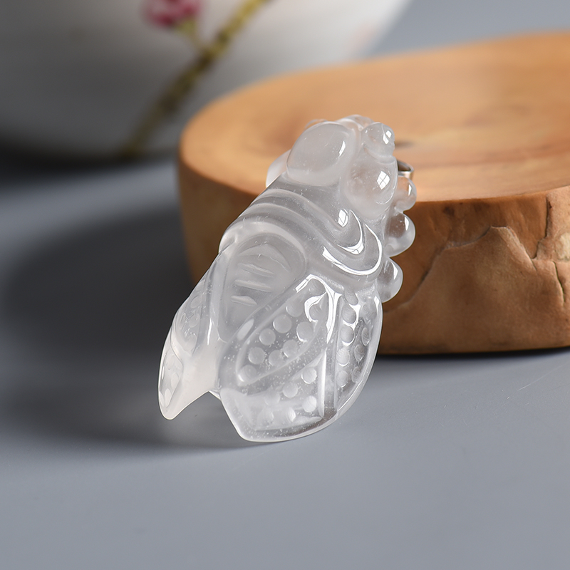 水沫玉一鸣惊人吊坠-红掌柜