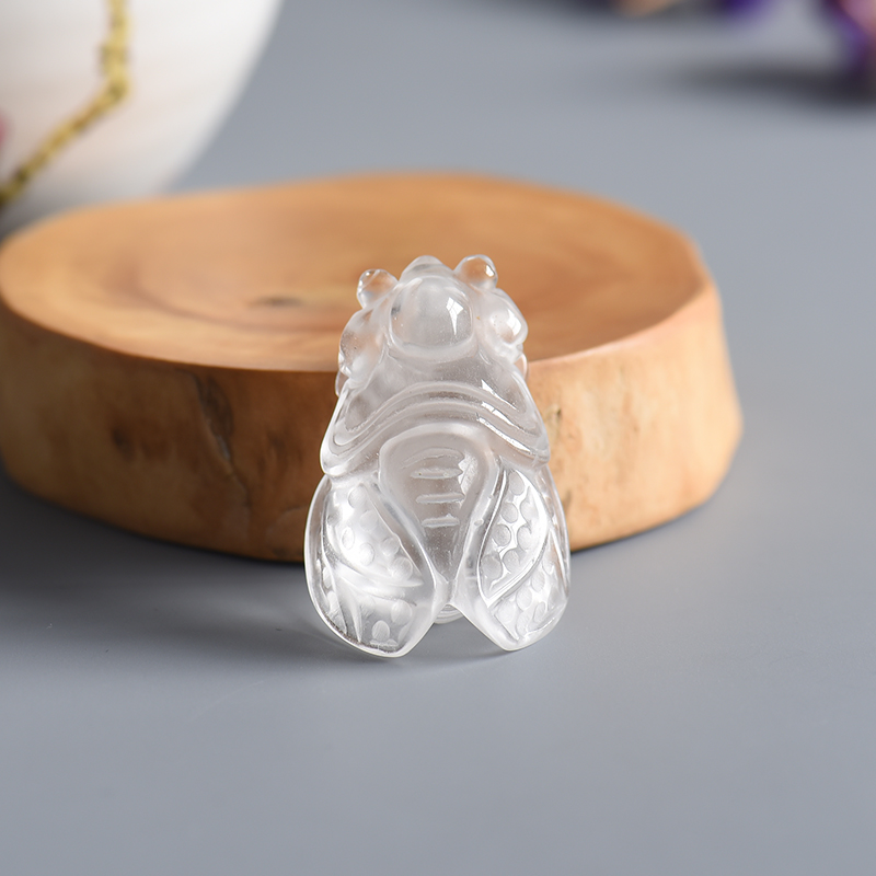 冰种透明水沫玉一鸣惊人吊坠-红掌柜