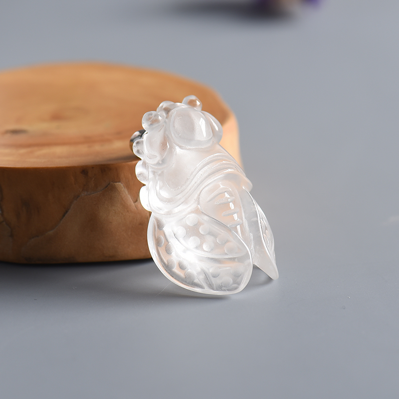 冰种水沫玉一鸣惊人吊坠-红掌柜