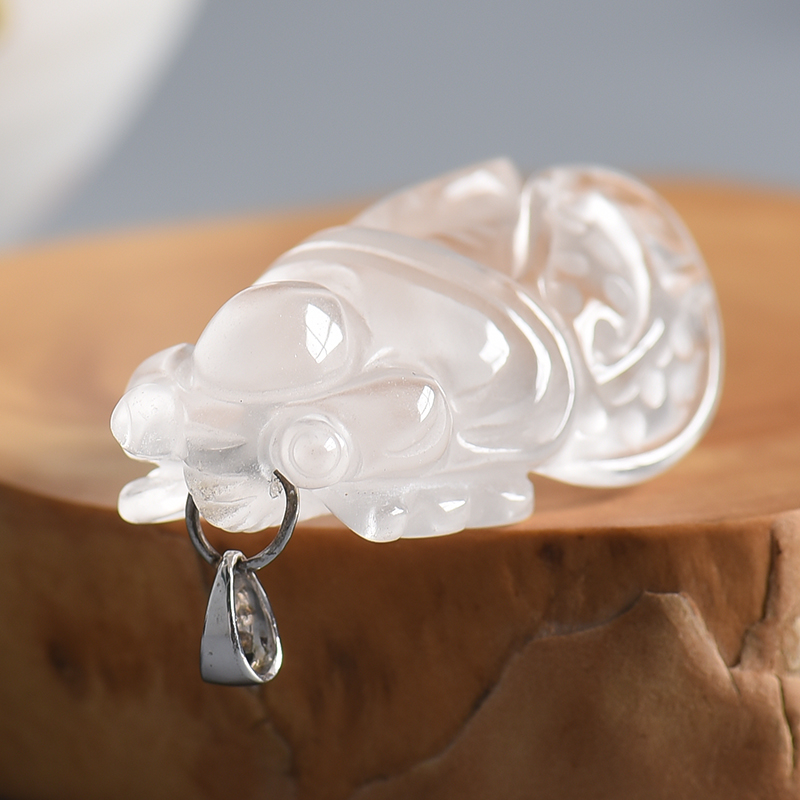 水沫玉吊坠-红掌柜