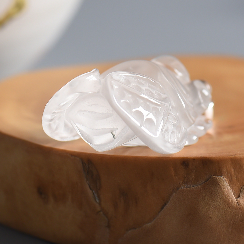 天然水沫玉一鸣惊人吊坠-红掌柜