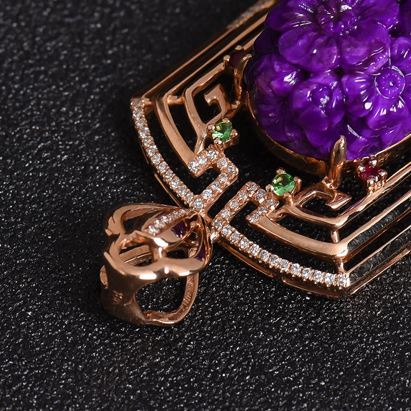 舒俱来花挂件-红掌柜