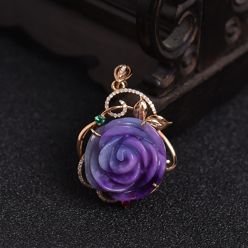 天然舒俱来挂坠-红掌柜