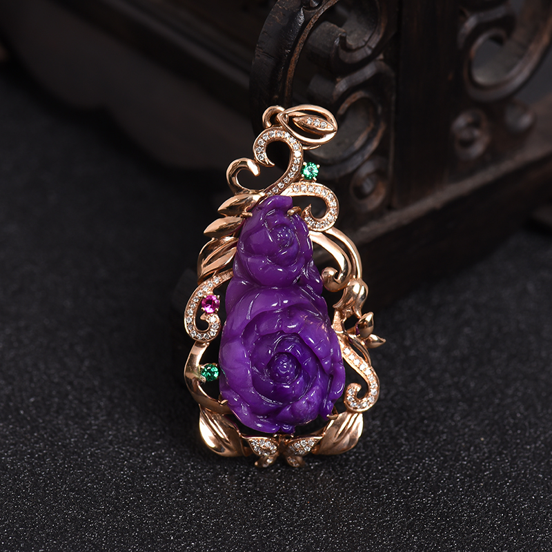 天然舒俱来挂坠-红掌柜