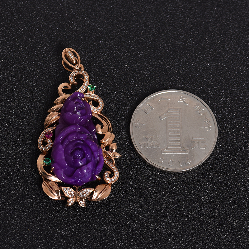 牡丹花挂件-红掌柜