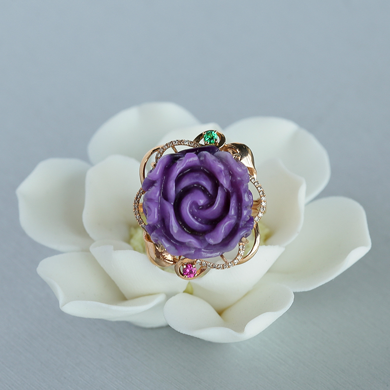 天然舒俱来戒指-红掌柜