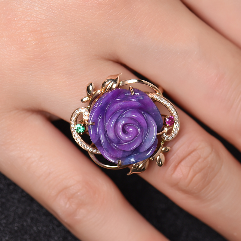 玫瑰花戒指-红掌柜