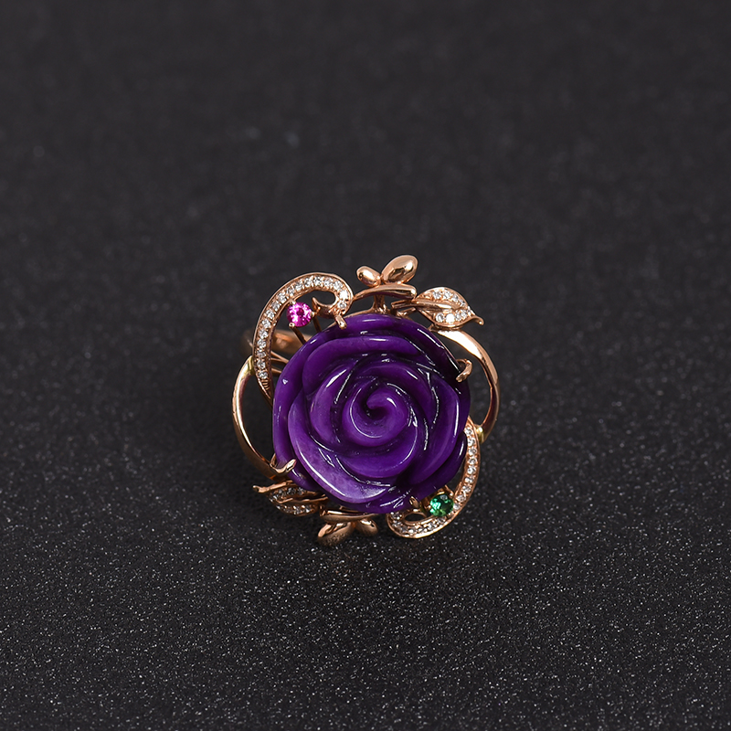 天然舒俱来戒指-红掌柜