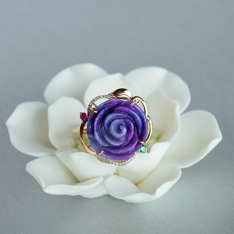 天然舒俱来戒指-红掌柜