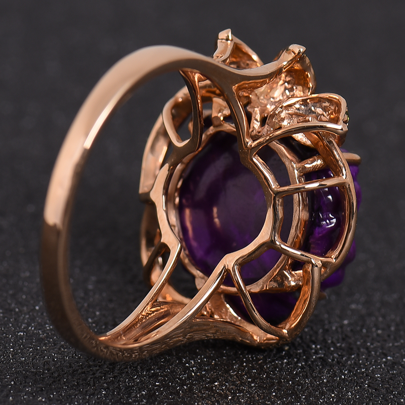 舒俱来牡丹花戒指-红掌柜