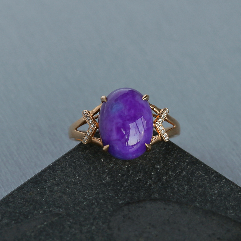 18K金镶钻舒俱来戒指-红掌柜