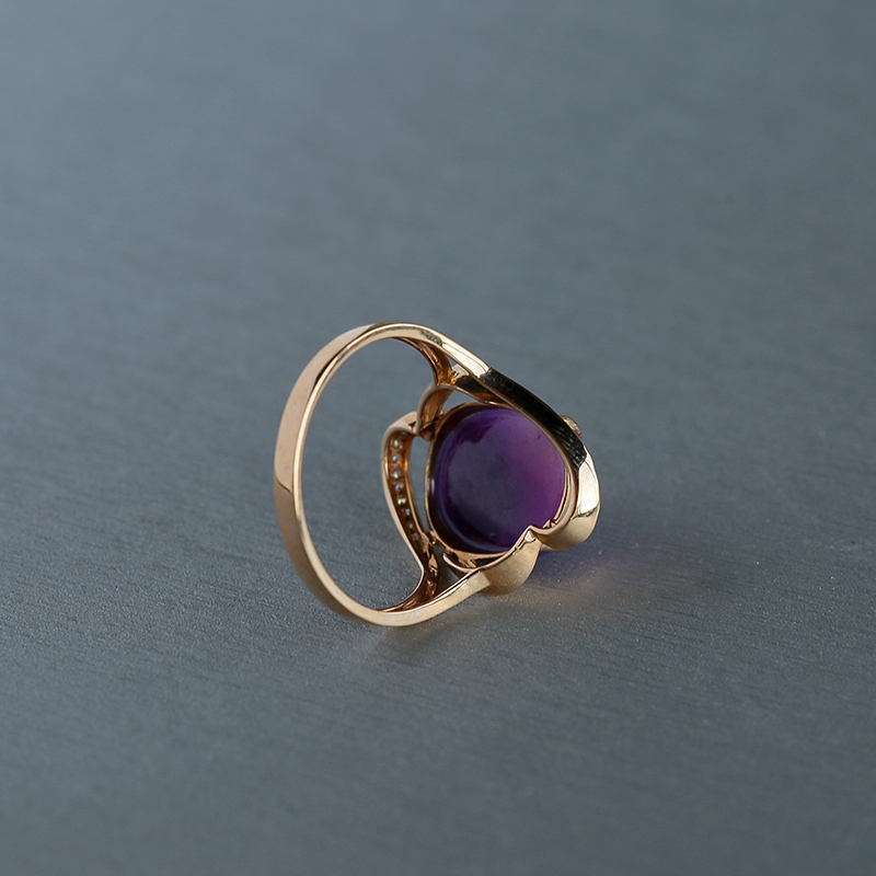 18K金镶钻舒俱来戒指-红掌柜