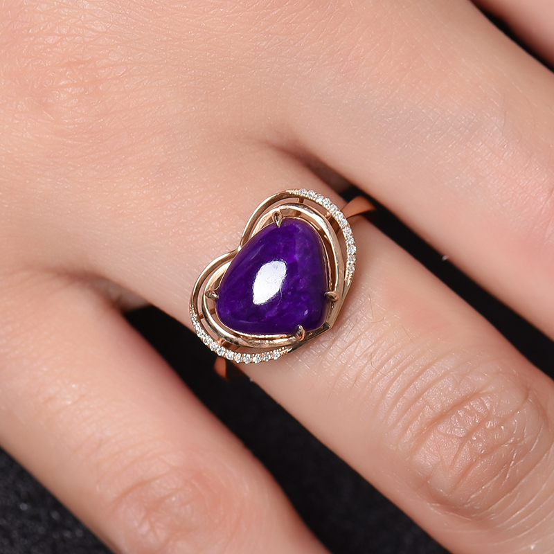 18K金镶钻舒俱来戒指-红掌柜