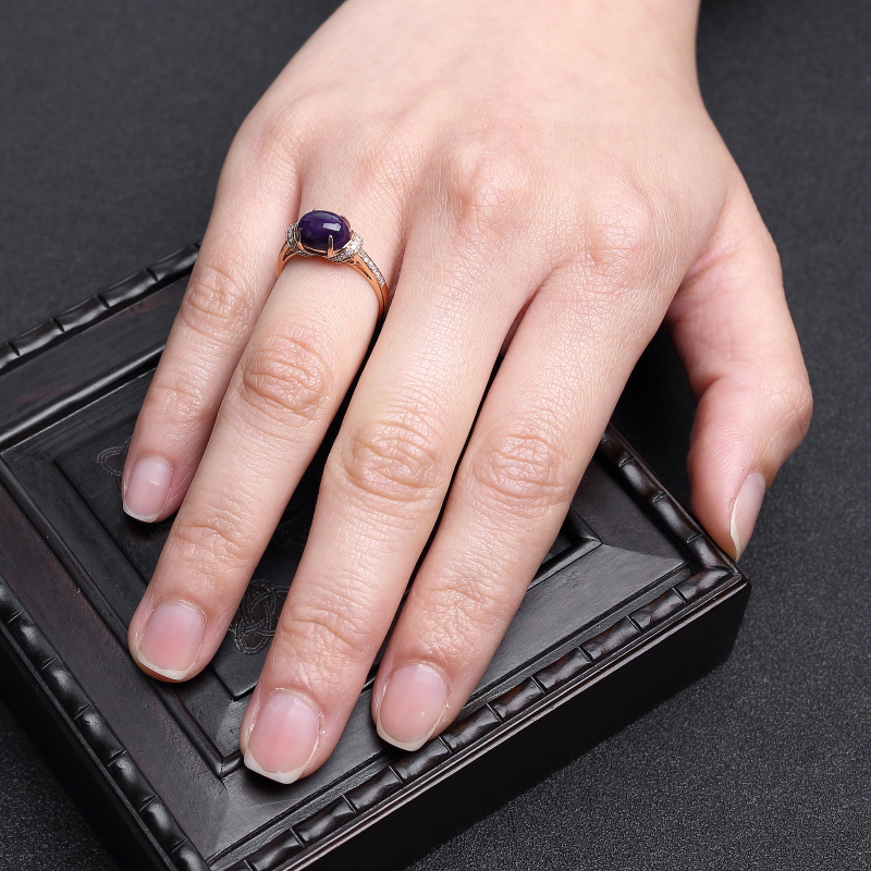 14K金镶钻舒俱来戒指-红掌柜