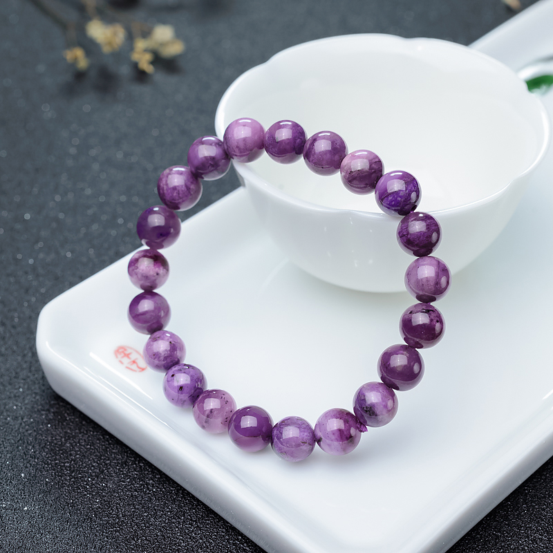 9mm舒俱来单圈手串-红掌柜