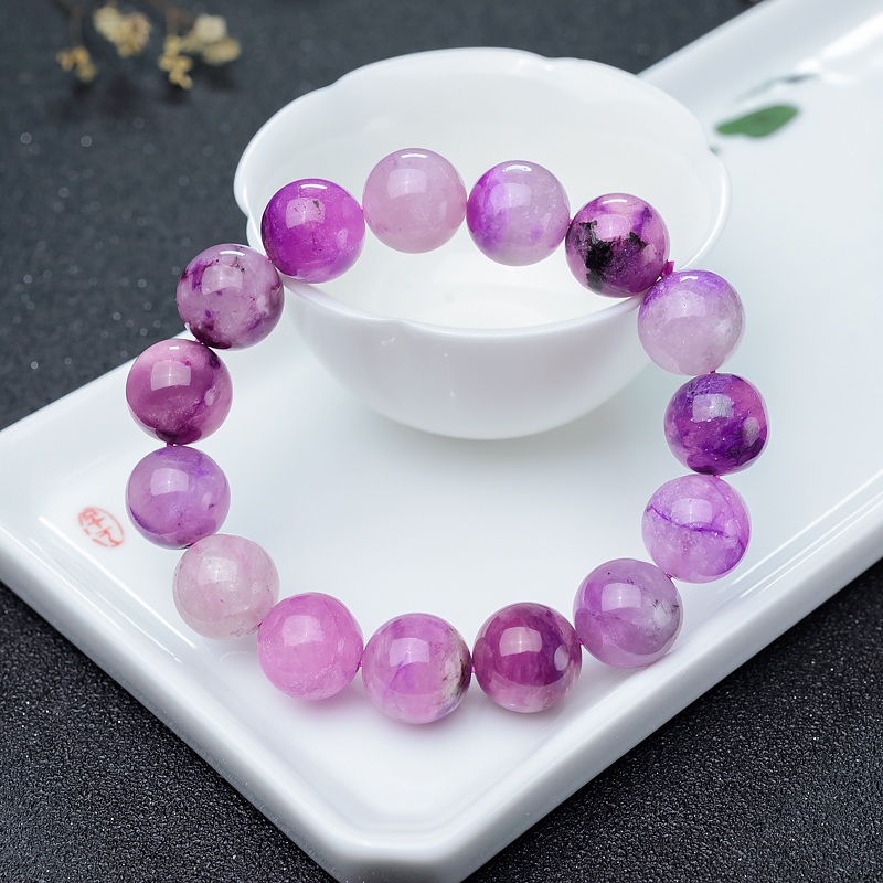 天然舒俱来单圈手串-红掌柜