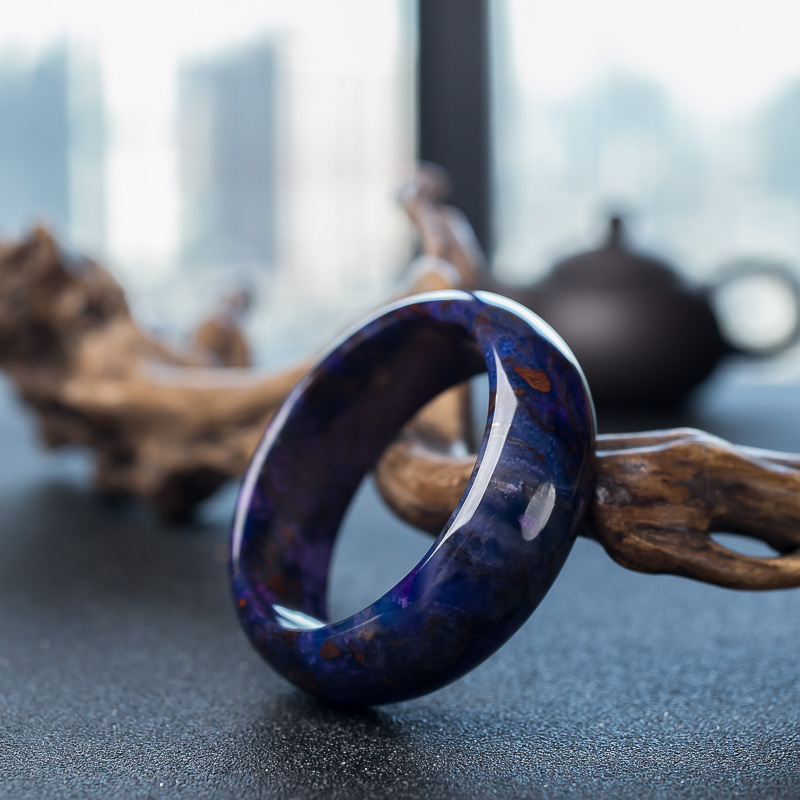 天然舒俱来扁镯-红掌柜