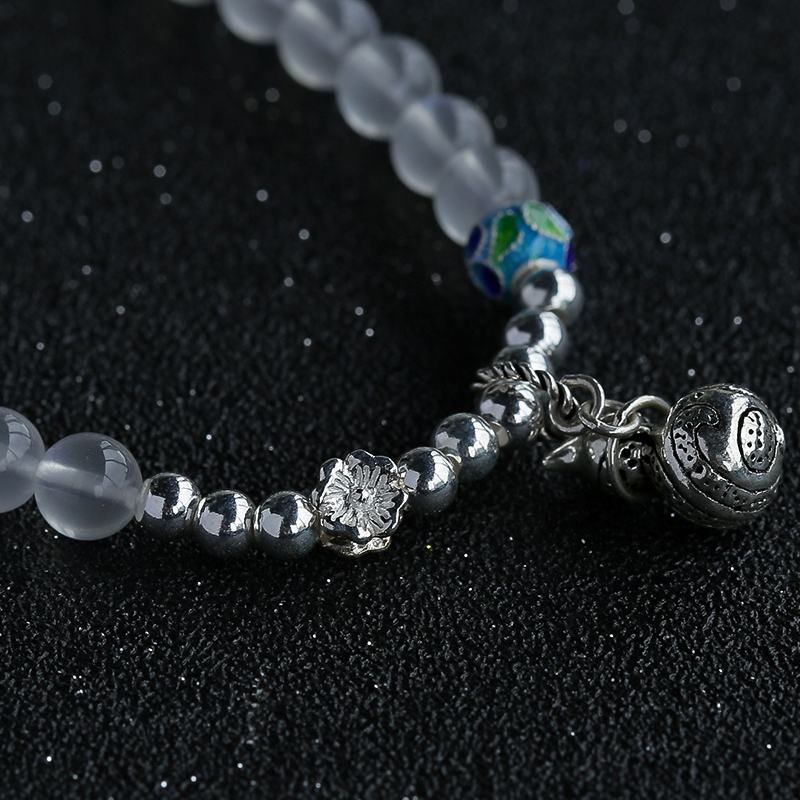 蓝月光月光石手链-红掌柜