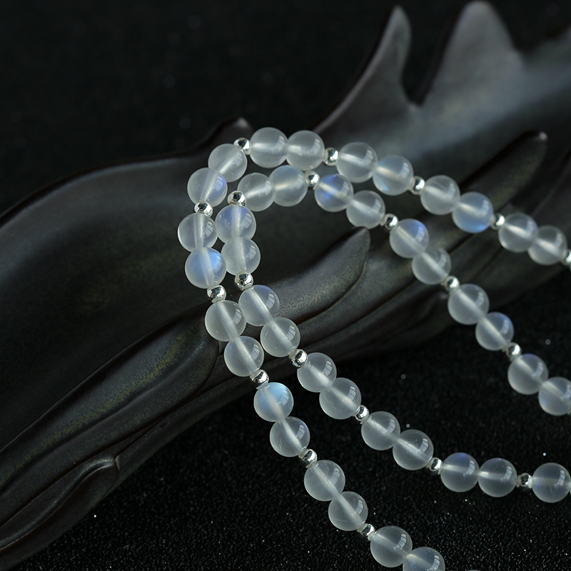 斯里兰卡蓝月光石手串-红掌柜