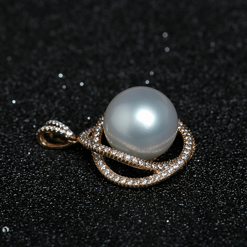 珍珠吊坠-红掌柜