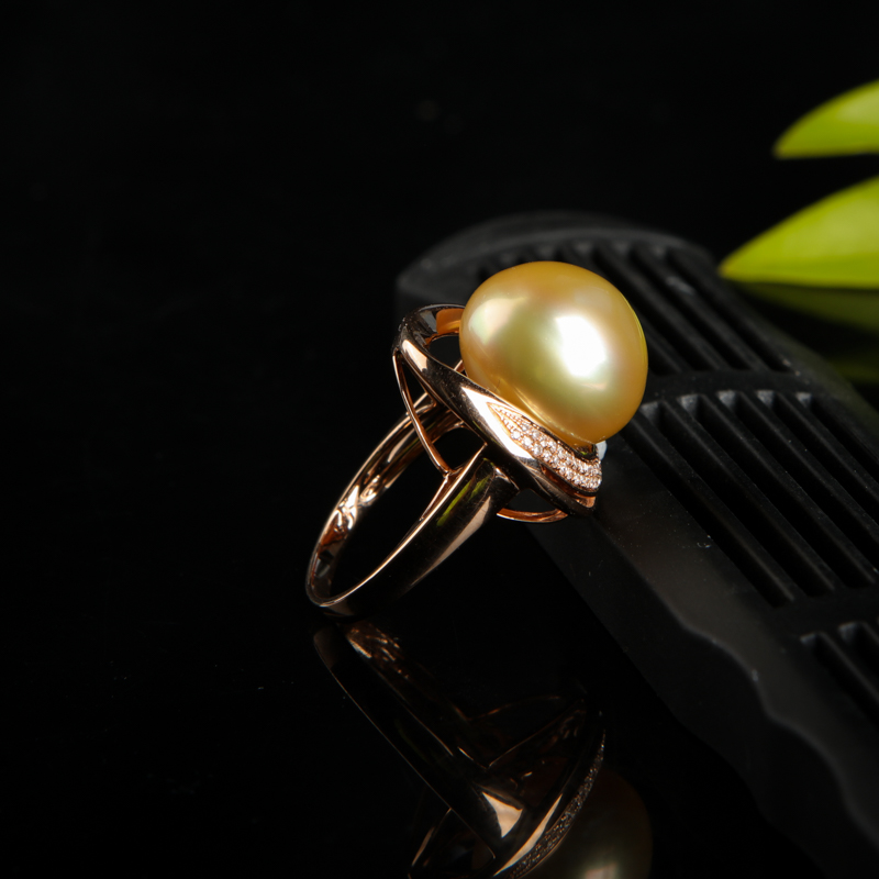 珍珠戒指-红掌柜