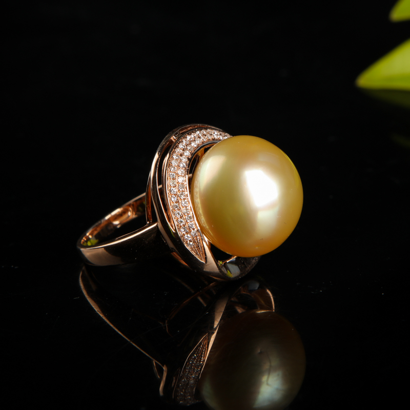 珍珠戒指-红掌柜