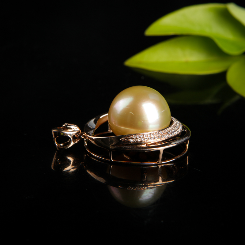 缅甸珍珠吊坠-红掌柜