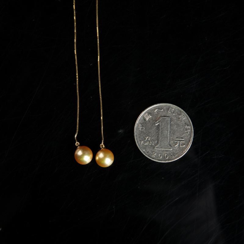 缅甸珍珠耳线-红掌柜