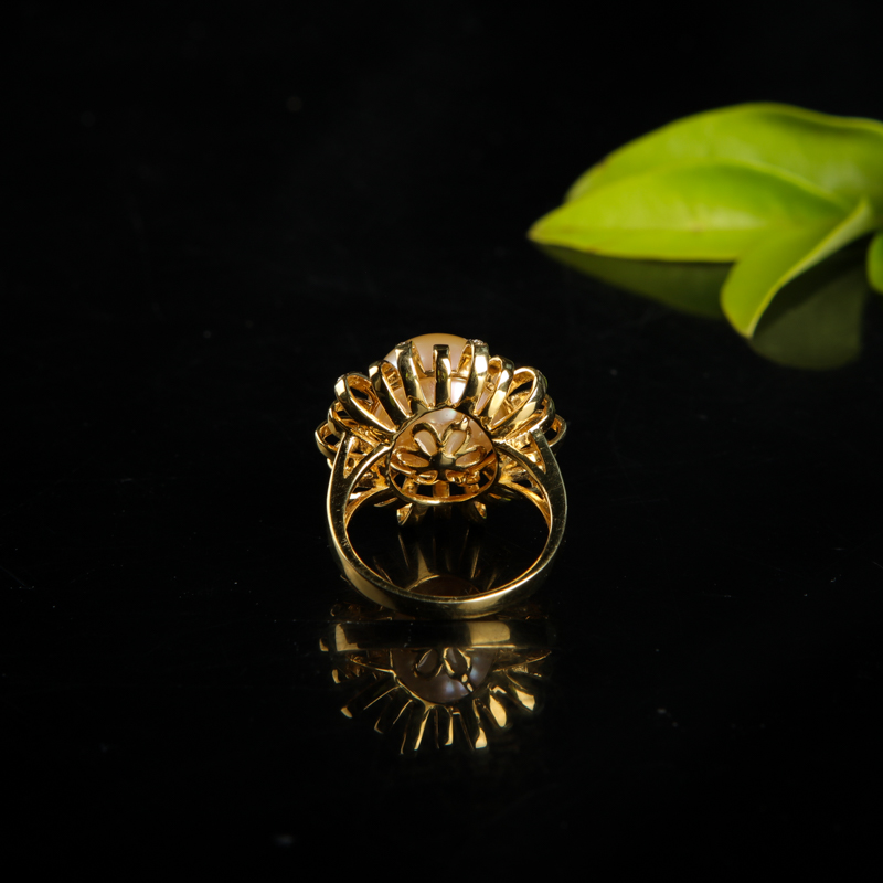 天然珍珠戒指-红掌柜