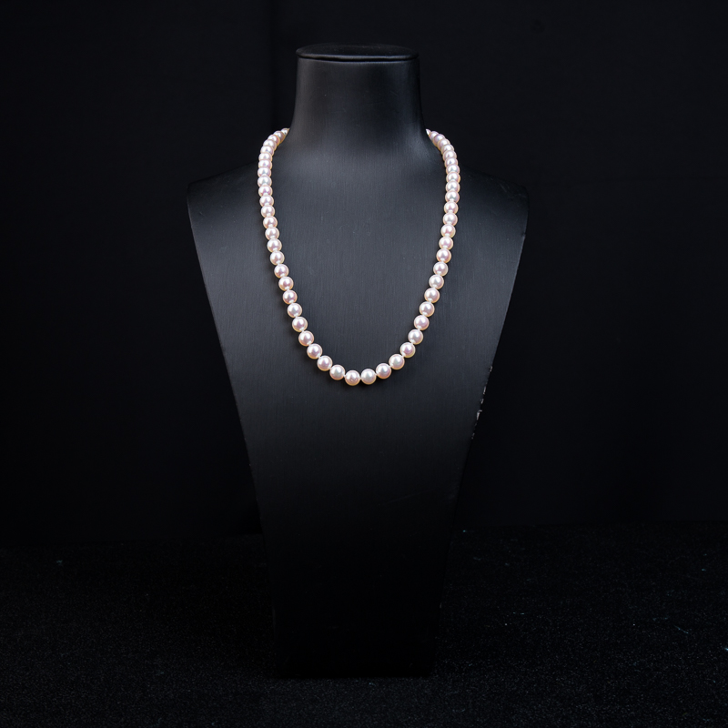 6.7mm海水粉色珍珠项链-红掌柜