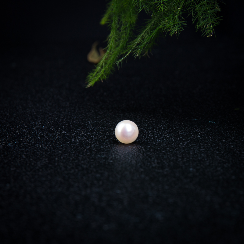 8.4mm海水粉白色珍珠单珠-红掌柜