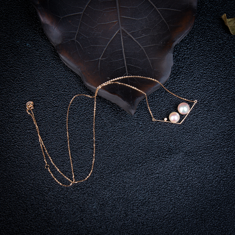 18k海水珍珠吊坠-红掌柜