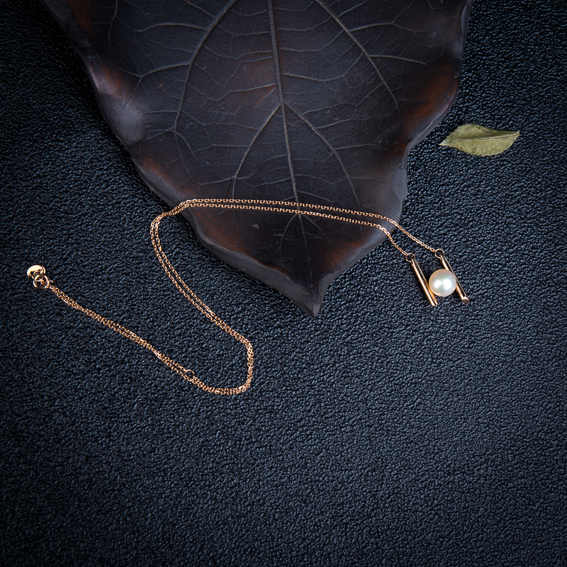 18k海水珍珠吊坠-红掌柜