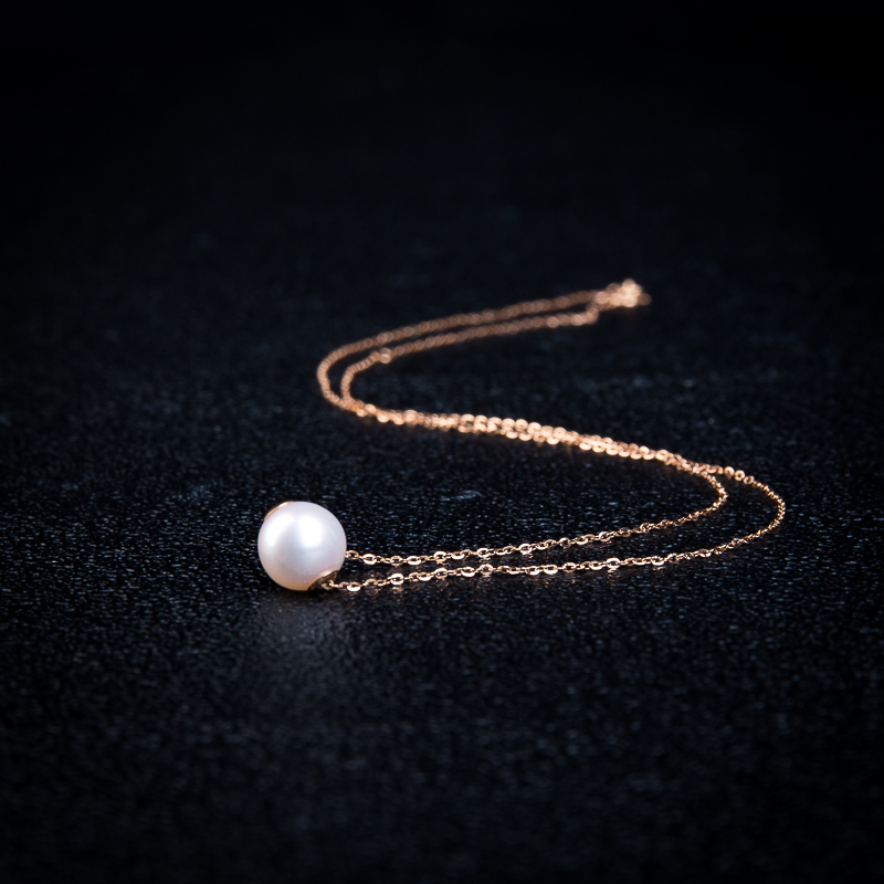 18k珍珠吊坠-红掌柜