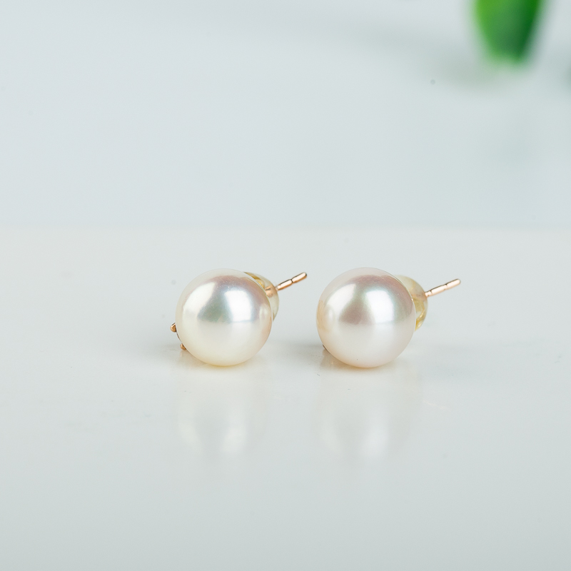 珍珠耳钉-红掌柜