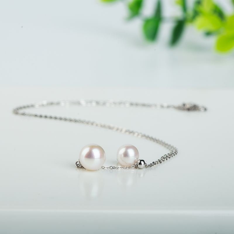 海水白色珍珠项链-红掌柜