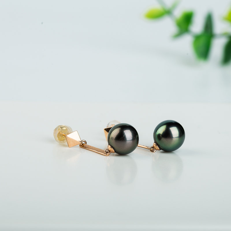 珍珠耳坠-红掌柜