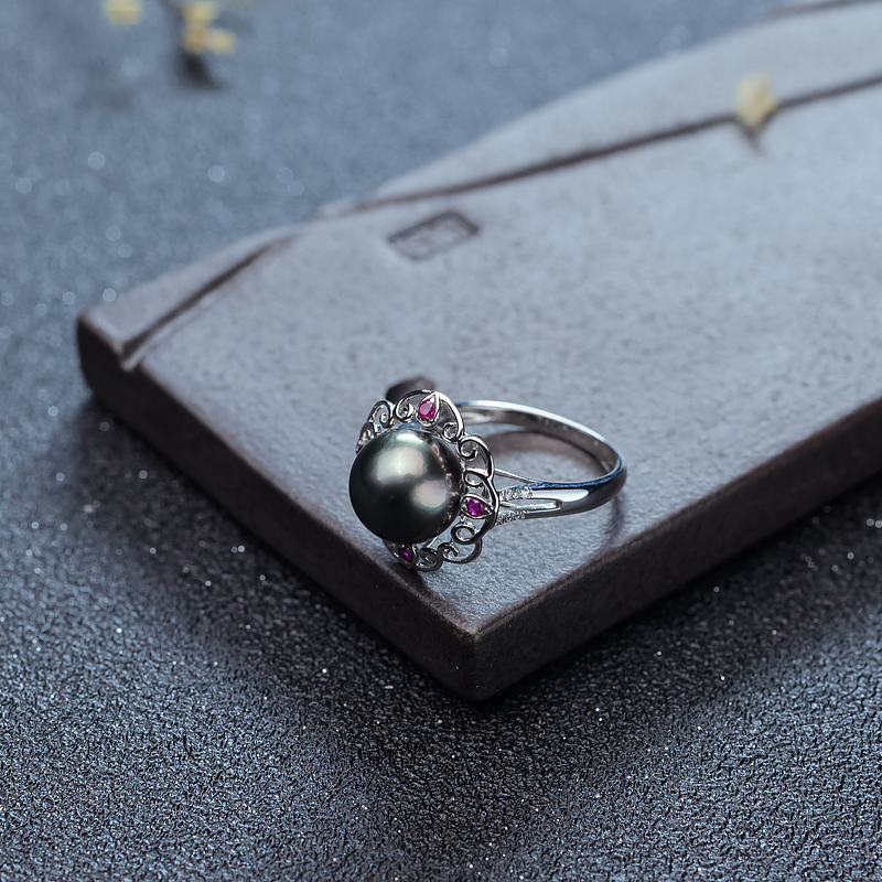 黑珍珠戒指-红掌柜