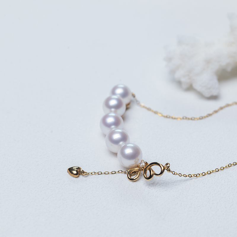 海水珍珠锁骨链-红掌柜