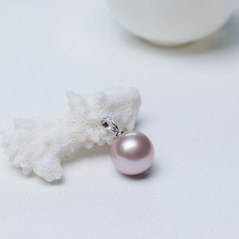 18K紫色珍珠吊坠-红掌柜