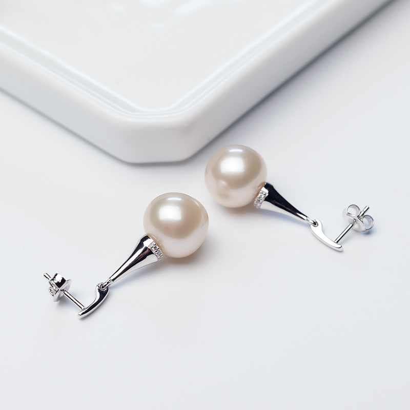 淡水珍珠耳坠-红掌柜