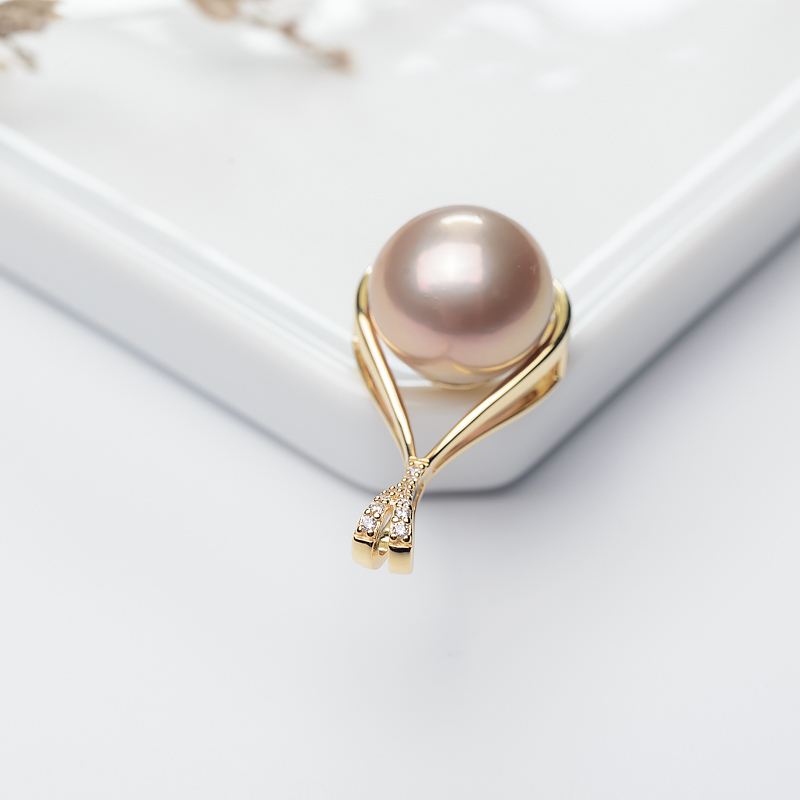 粉色珍珠吊坠-红掌柜