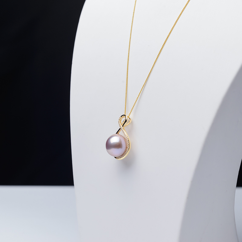 淡水紫色珍珠吊坠-红掌柜