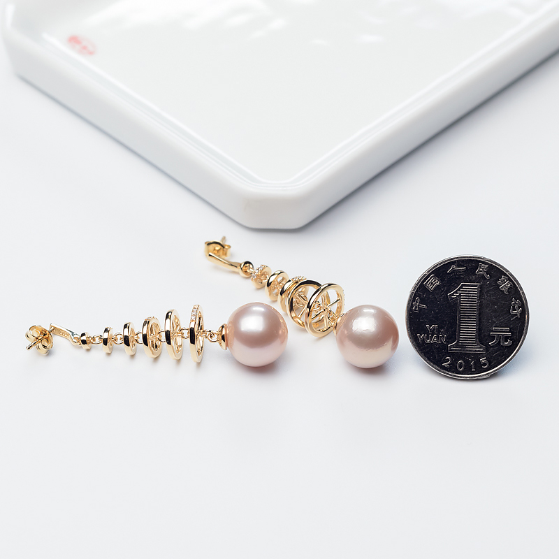 珍珠耳坠-红掌柜