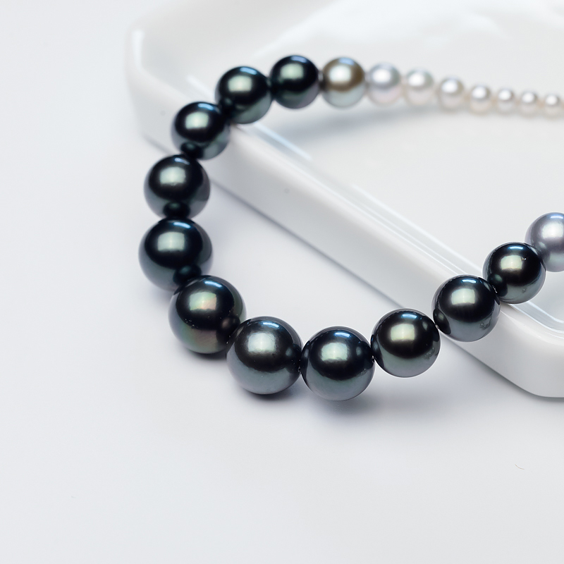 大溪地海水珍珠塔链-红掌柜